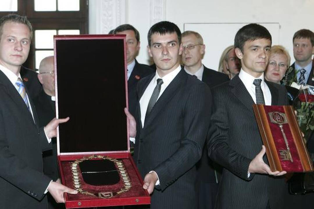 Kauno rotušėje inauguruotas naujasis Kauno meras R.Mikaitis (papildyta)