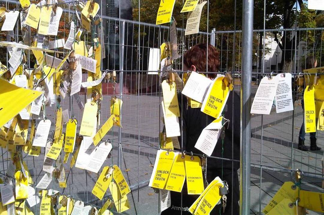 Akcija – už tyrimo dėl CŽV kalėjimų atnaujinimą