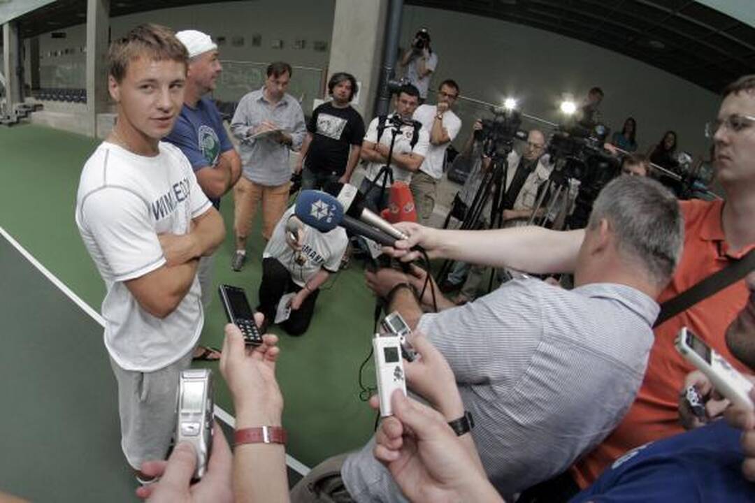 R.Berankį sužavėjo Vimbldono atmosfera
