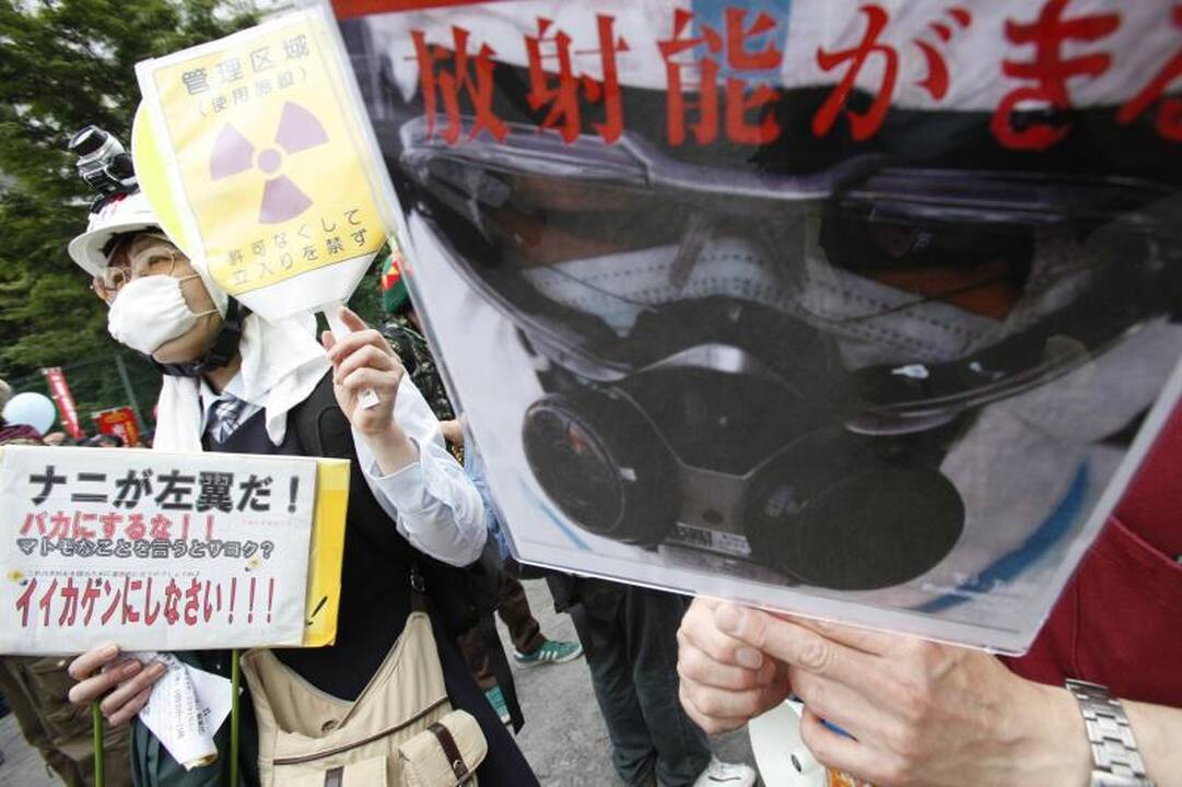 Japonijoje protestuojama prieš atominę energetiką