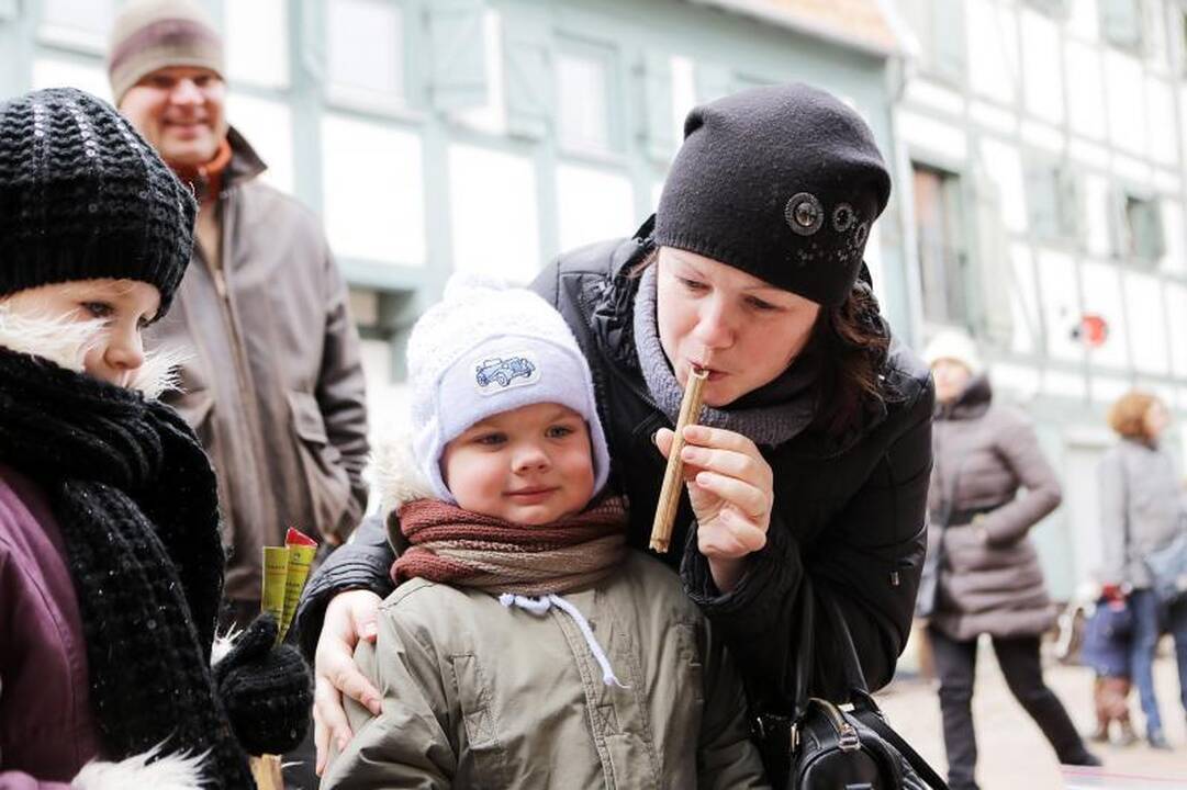 Atvelykis Klaipėdoje persipynė su amatų švente 