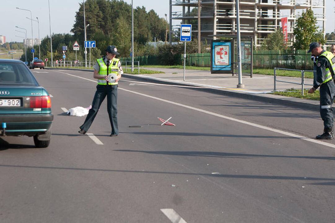 Per autoavariją Vilniuje žuvo 8-erių mergaitė (papildyta)