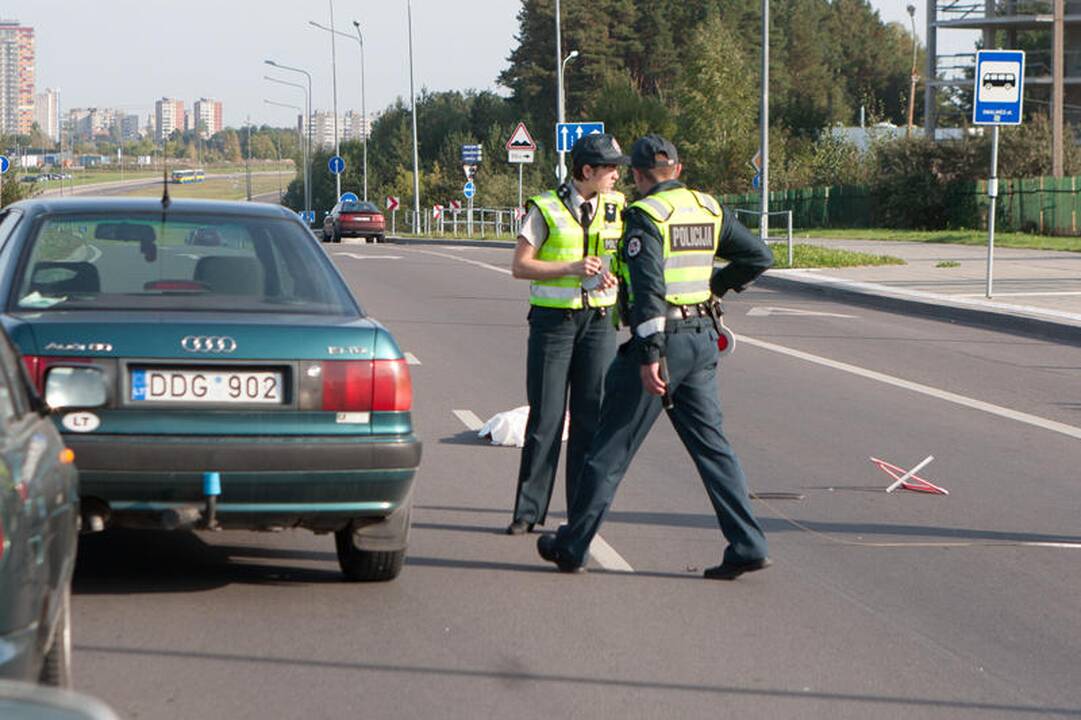 Per autoavariją Vilniuje žuvo 8-erių mergaitė (papildyta)