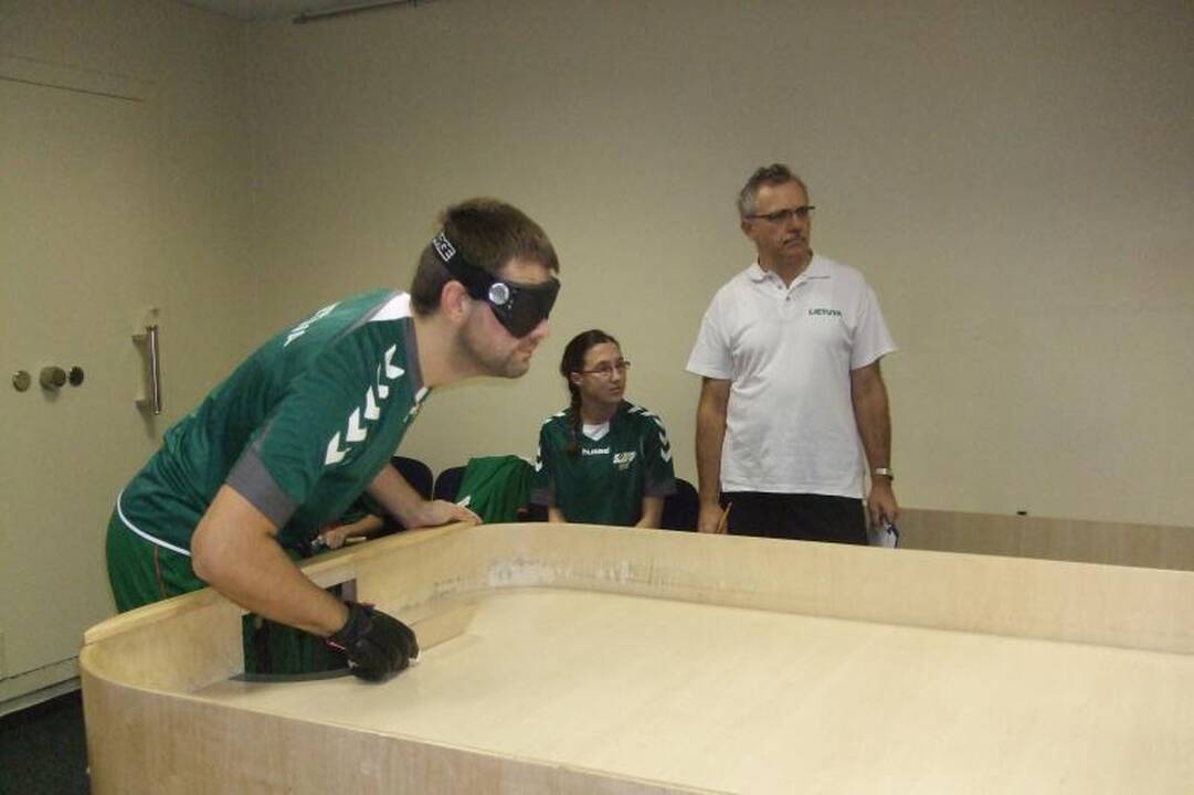  Lietuvos aklųjų stalo teniso rinktinė - tarptautinio turnyro čempionė