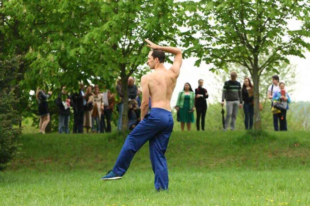 Nemuno salos parką užvaldė „žalieji“ menininkai