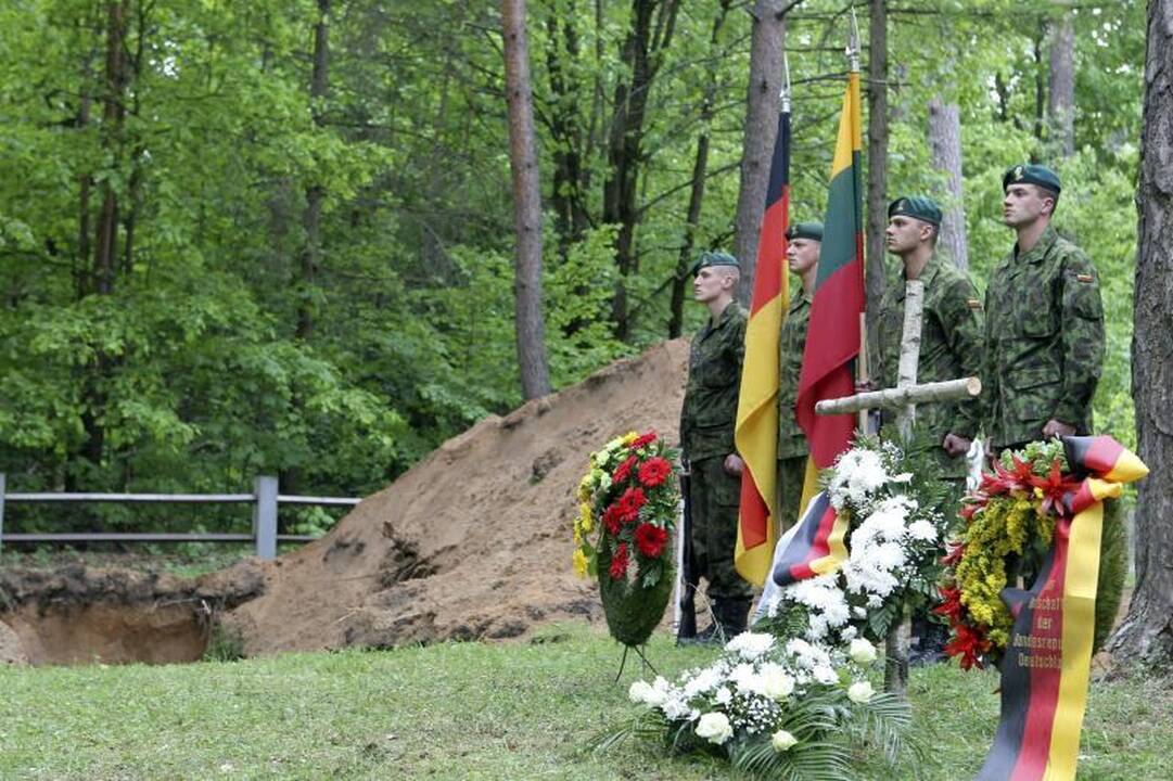 Vilniuje perlaidoti vokiečių karių palaikai