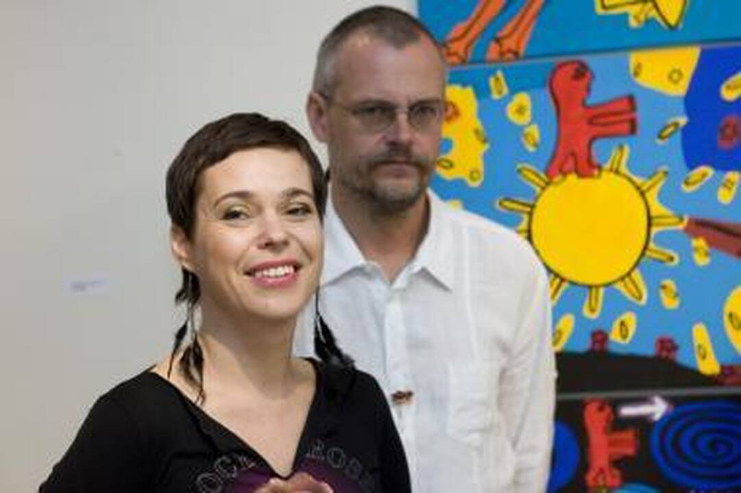 N.Marčėnaitė ir M.Jonutis pristatė parodą Nr. 48