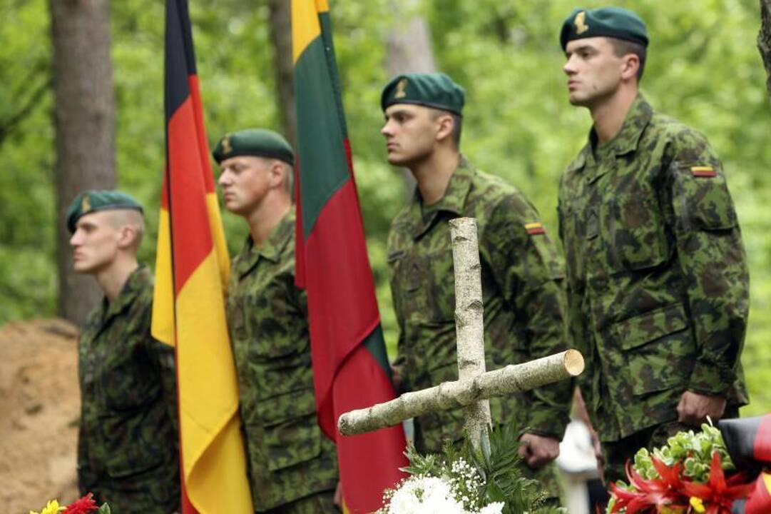 Vilniuje perlaidoti vokiečių karių palaikai