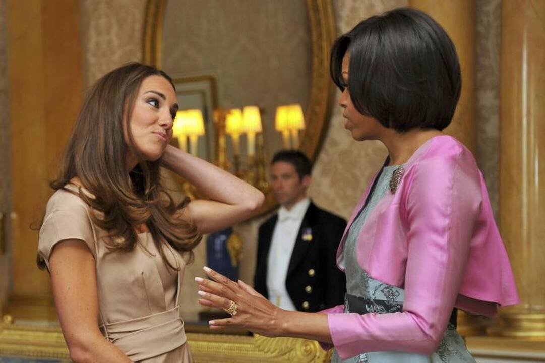 Obamos susitiko su britų karališkaisiais jaunavedžiais