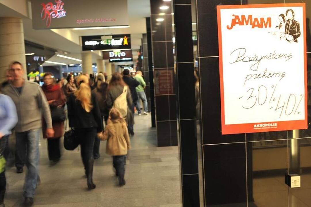 Į Kauno „Akropolį“ suplaukė minios pirkėjų