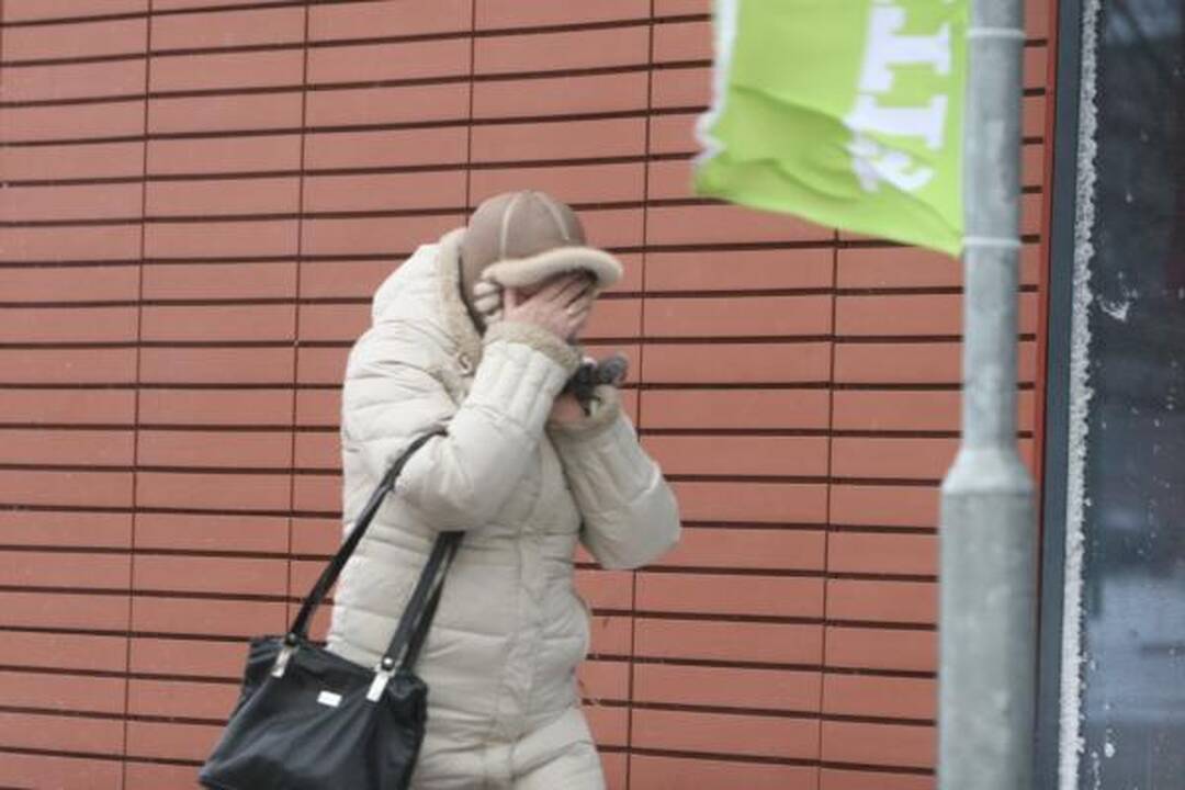 Klaipėdoje - pūga, eismo sąlygos sudėtingos