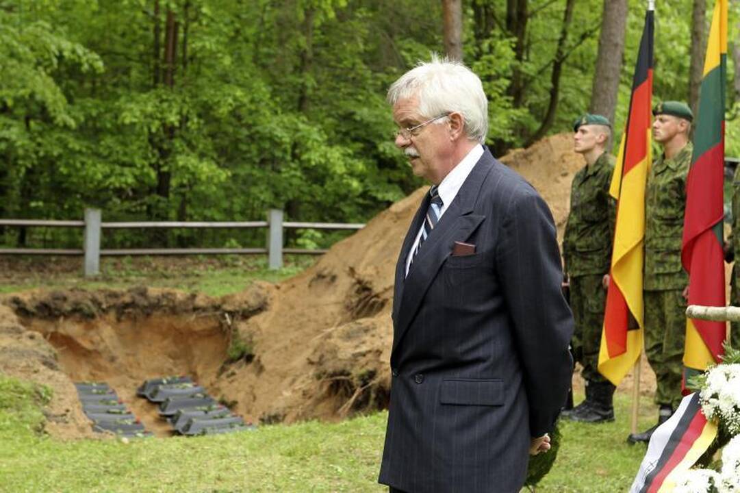 Vilniuje perlaidoti vokiečių karių palaikai