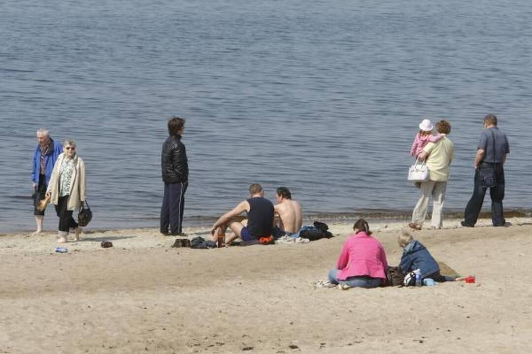 Klaipėdiečiai atidarė paplūdimių sezoną