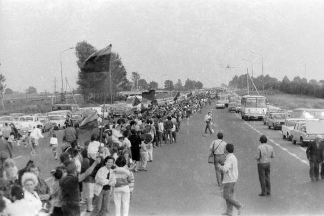 Šiemet minimas „Baltijos kelio“ dvidešimtmetis