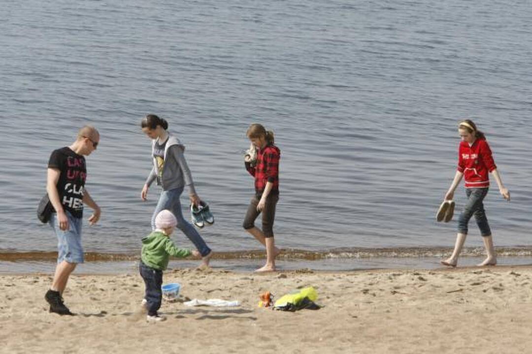 Klaipėdiečiai atidarė paplūdimių sezoną