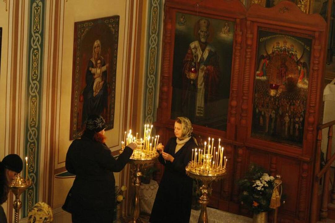 Klaipėdos stačiatikiai šeštadienį šventė Šv.Kalėdas