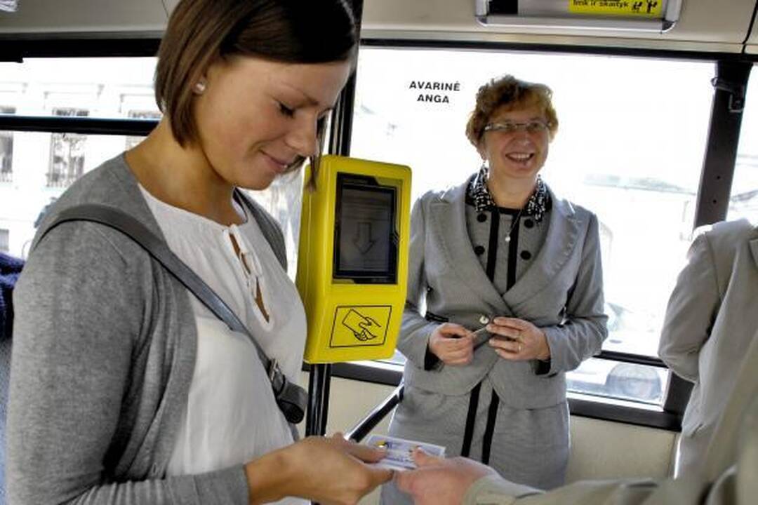 Nuo rugsėjo Klaipėdoje pradės veikti elektroninis kartinis bilietas