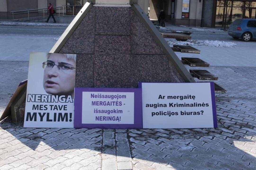 Pirmadienį prie Seimo rinkosi N. Venckienės rėmėjai