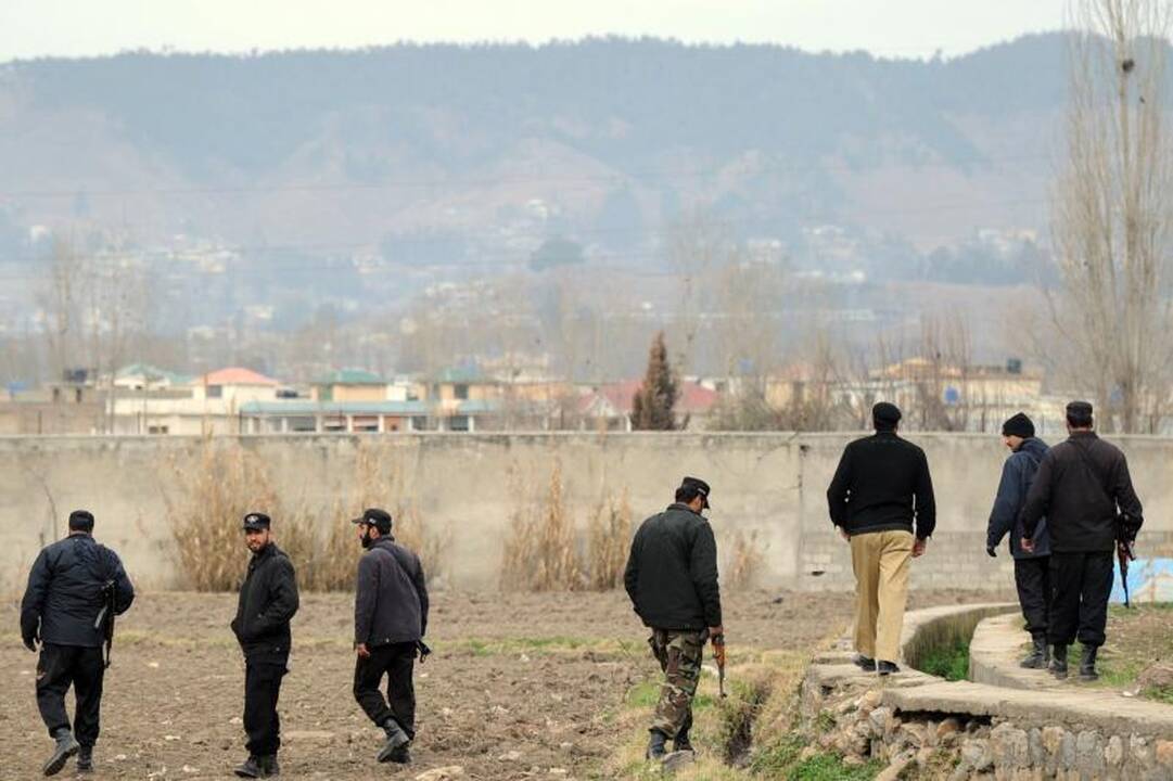 Pakistane nugriautas namas, kuriame slapstėsi O. bin Ladenas