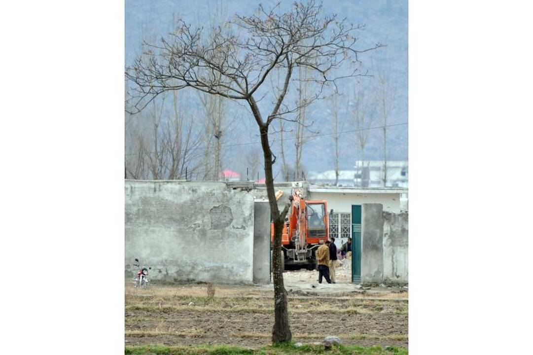 Pakistane nugriautas namas, kuriame slapstėsi O. bin Ladenas
