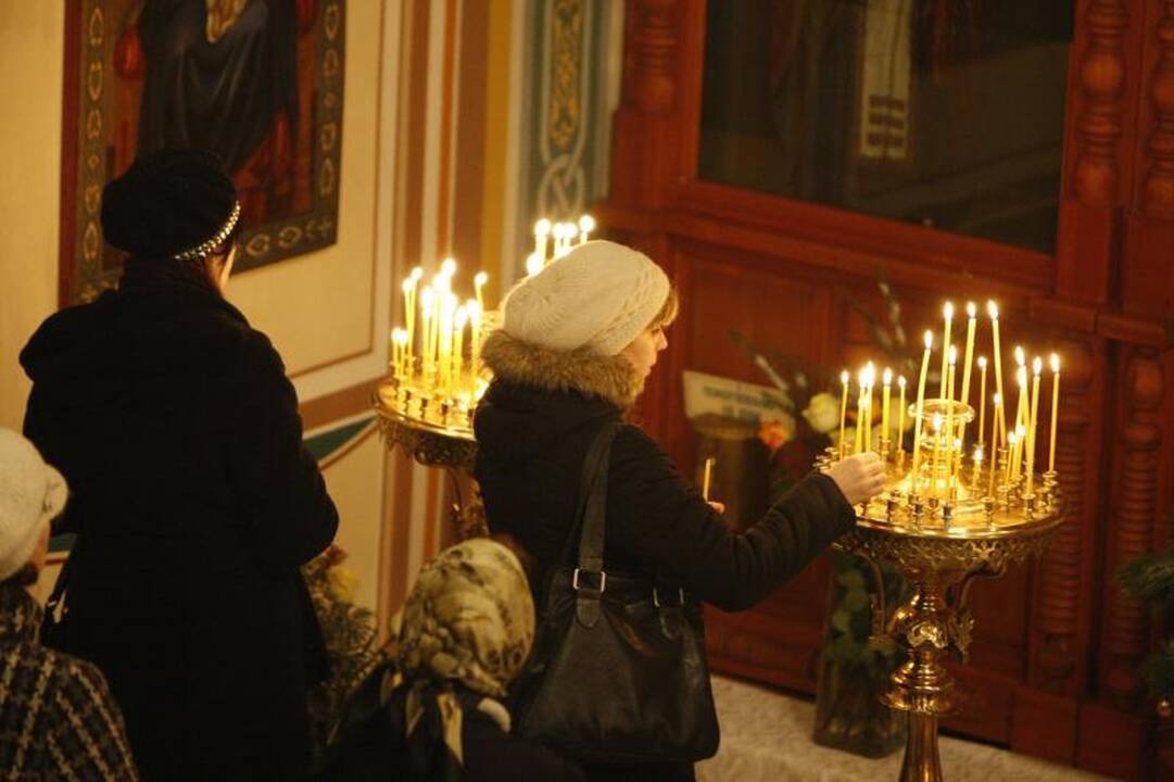 Klaipėdos stačiatikiai šeštadienį šventė Šv.Kalėdas