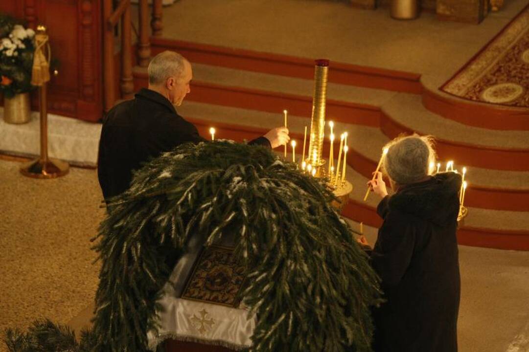 Klaipėdos stačiatikiai šeštadienį šventė Šv.Kalėdas
