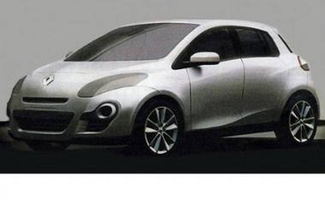 Naujojo „Renault Clio“ eskizai