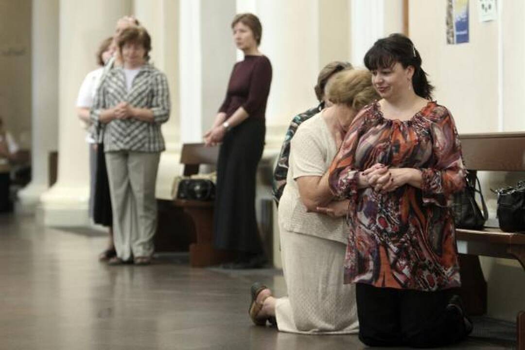 Arkikatedroje su A.Brazausku Lietuva atsisveikino malda