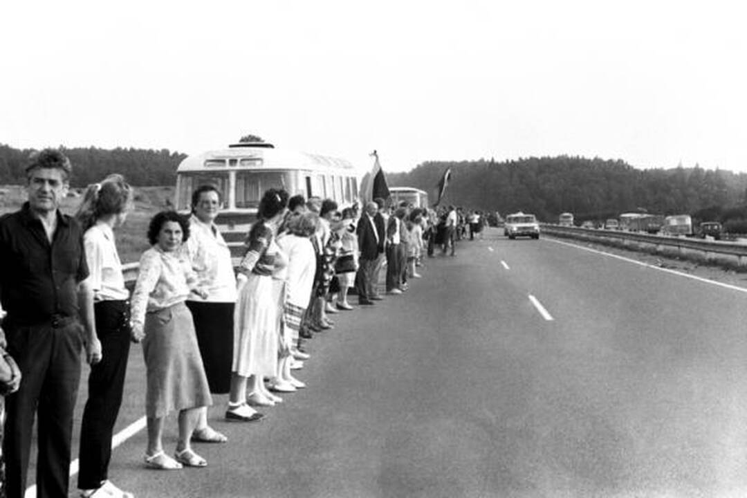 Šiemet minimas „Baltijos kelio“ dvidešimtmetis