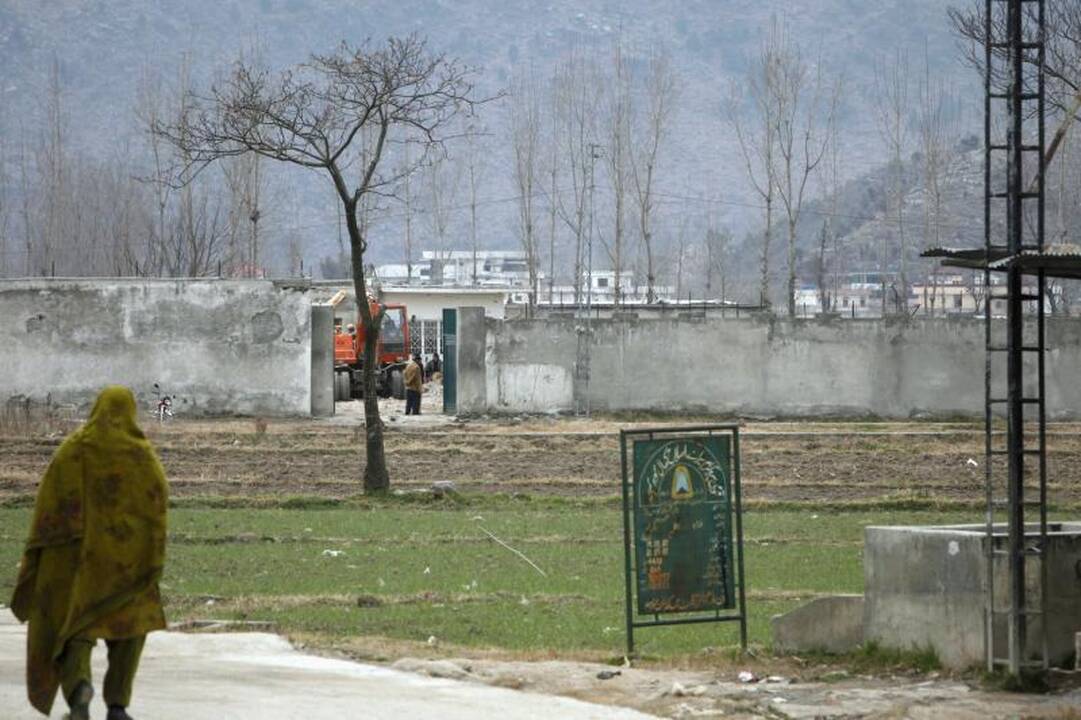 Pakistane nugriautas namas, kuriame slapstėsi O. bin Ladenas