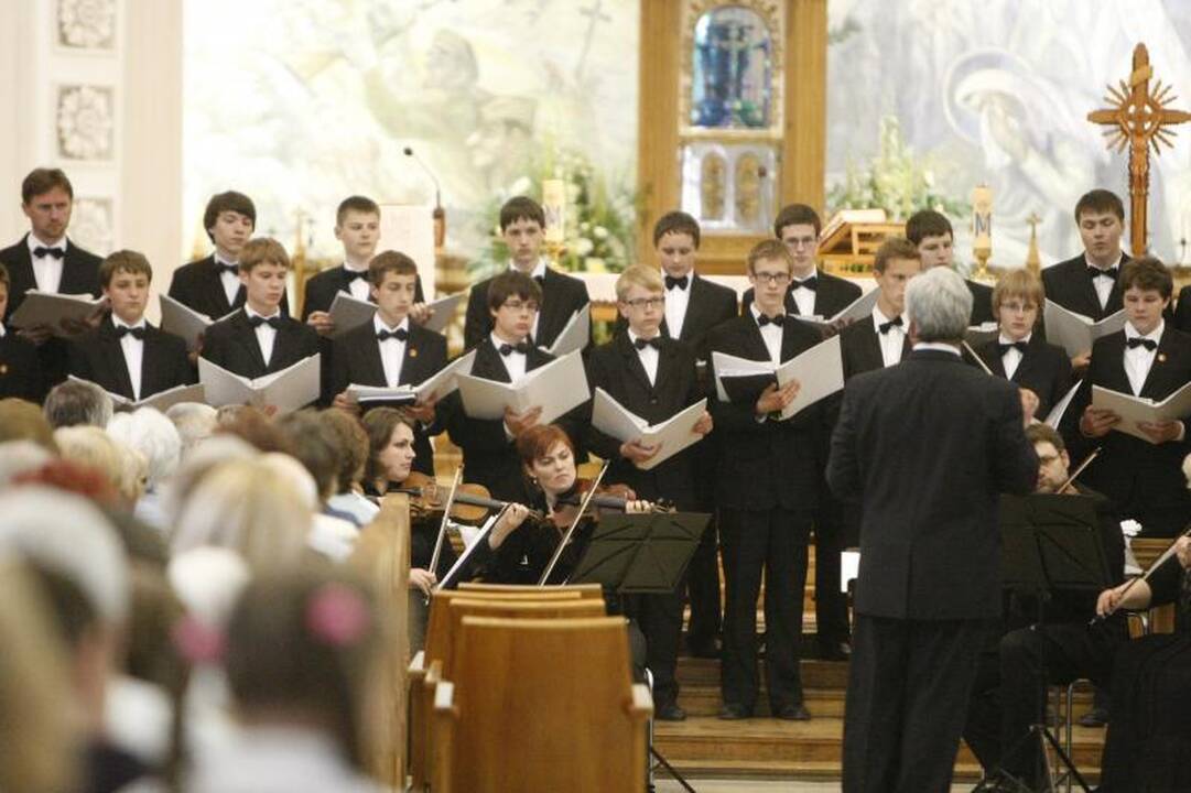 Lietuvos berniukų balsai skambėjo Klaipėdos bažnyčioje