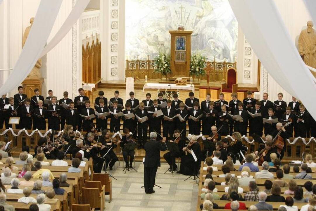 Lietuvos berniukų balsai skambėjo Klaipėdos bažnyčioje