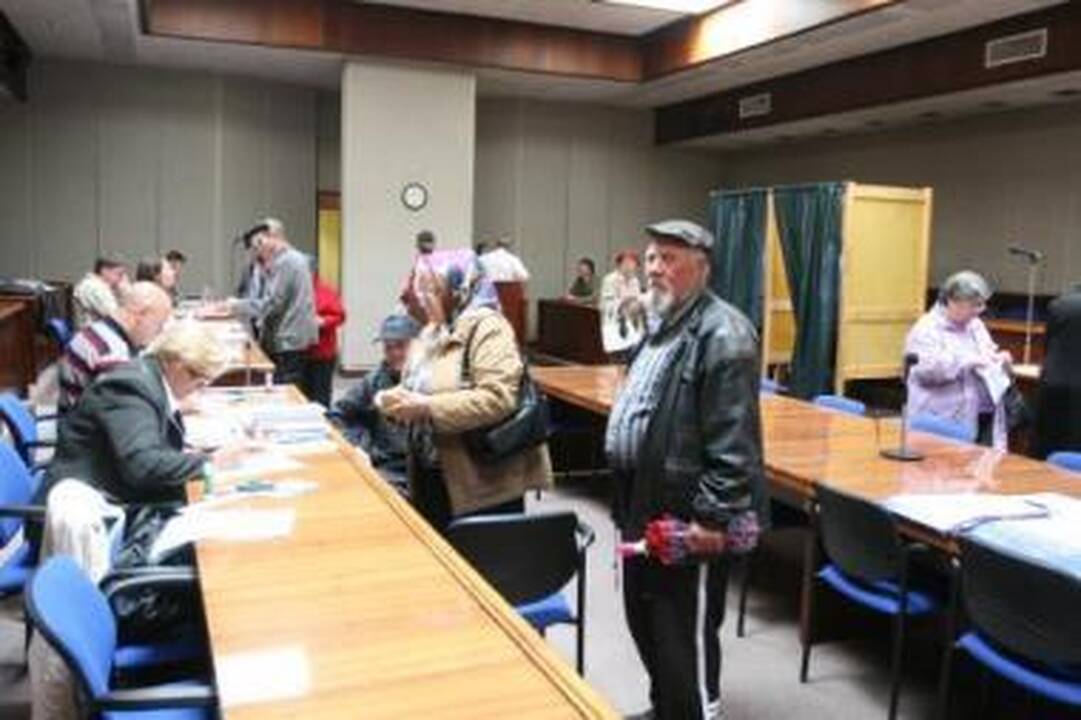 Balsavimas: išankstiniuose Europos Parlamento rinkimuose Klaipėdoje rinkėjai nebuvo aktyvūs.