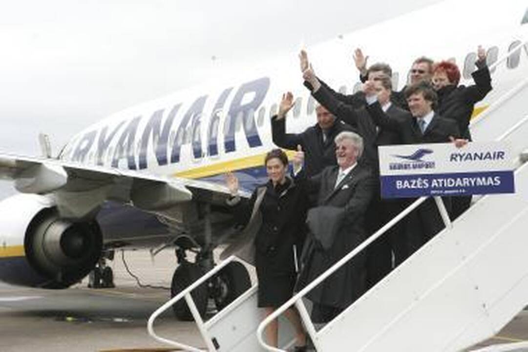 Lūkesčiai: L.Tamas tikisi, kad valstybė prisidės prie "Ryanair" reklamos strategijos.