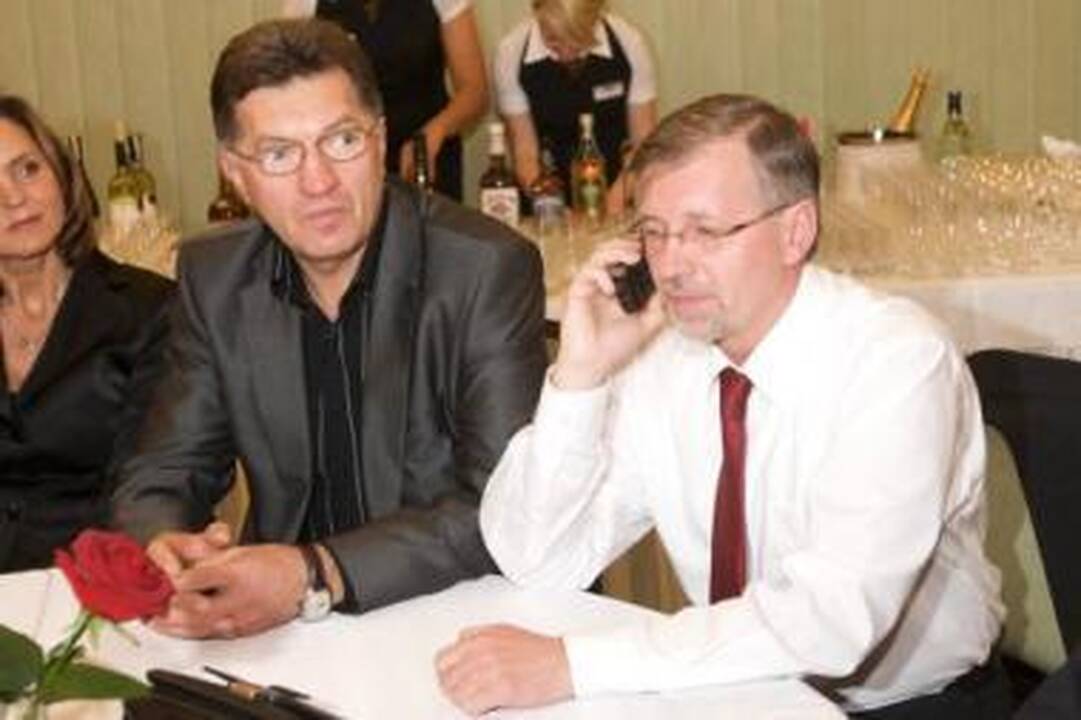 Tvarkdarys: iš G.Kirkilo partijos vairą perėmęs A.Butkevičius (kairėje) tikina, kad rinkimų naktį skandalų nebus.