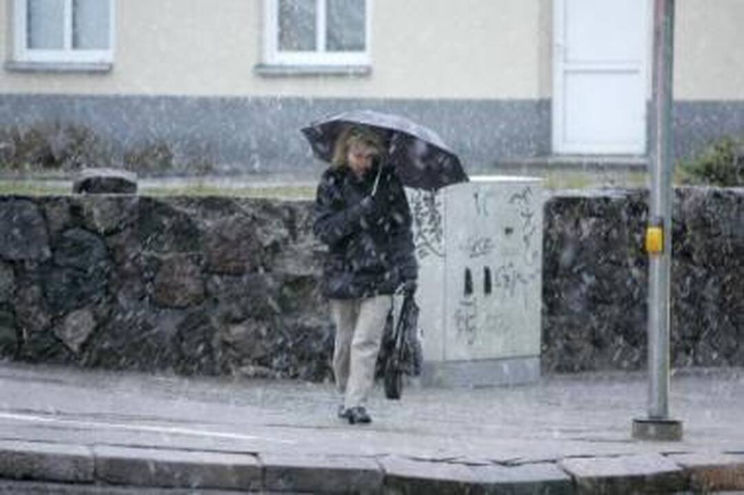 Prognozė: šį savaitgalį galime sulaukti šlapdribos.
