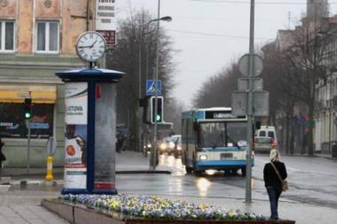 Problema: klaipėdiečiai piktinasi, jog miesto centre įrengti laikrodžiai rodo netikslų laiką.
