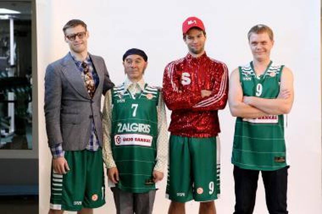 "Žalgirio" fotosesija: kaip M.Kalnietis tapo Saulėnu