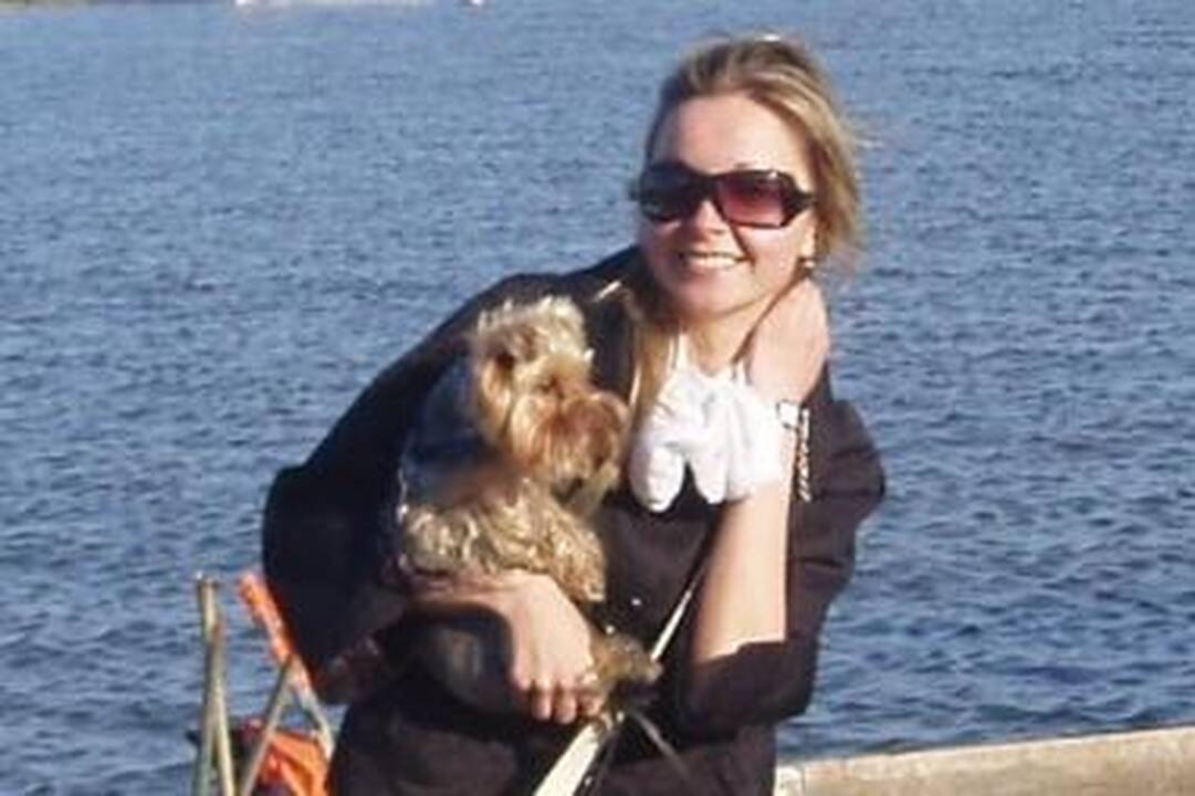 Augintinis: Justė mielai leidžia laiką vaikštinėdama su Jorkšyro terjere Nika.