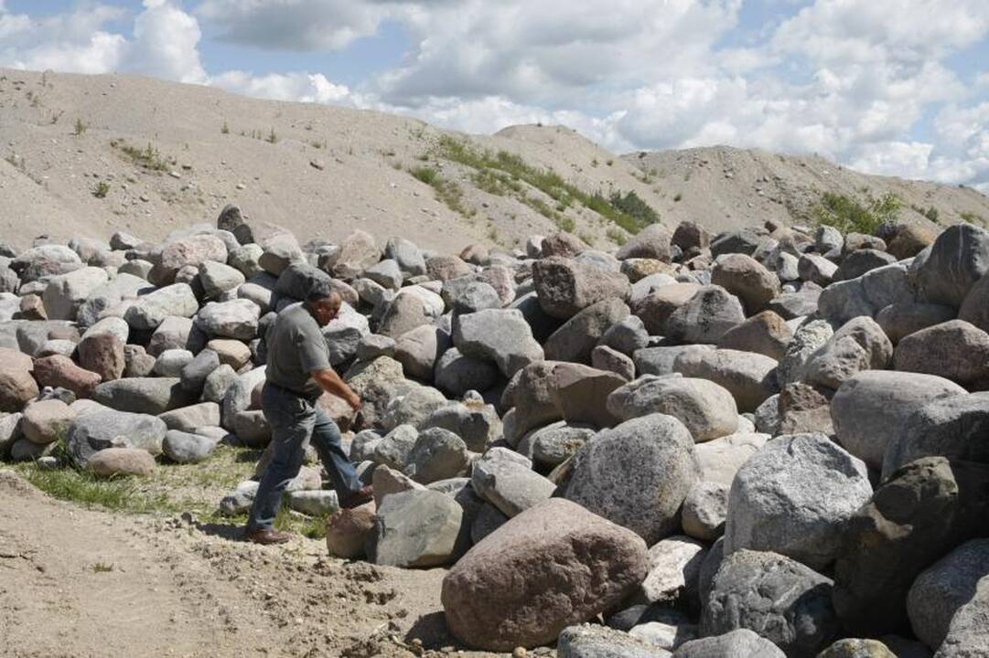 Landšafto puošyboje akmuo įgavo aukso vertę
