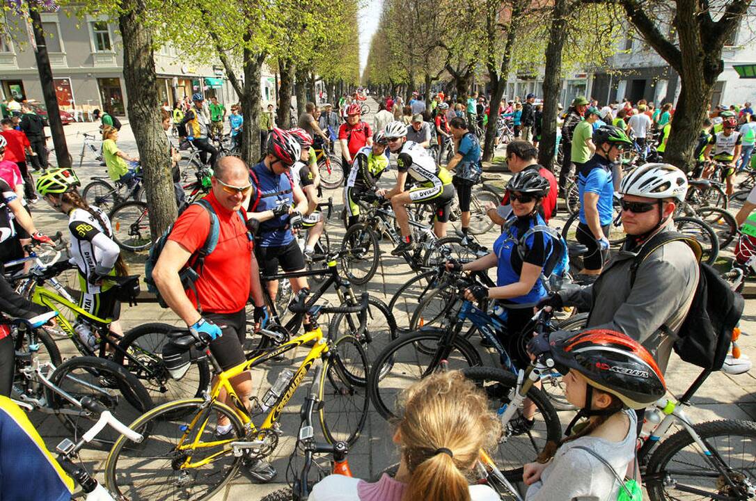 Kas laimės? Kauniečiai dviračiais jau numynė per 20 tūkst. kilometrų