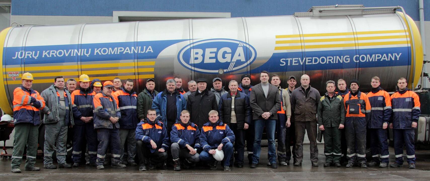 Pasiekimas: šiandieninė „Bega“ su dideliais laivais ir naujausiomis krovos technologijomis.