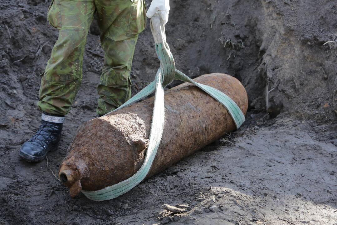 Klaipėdoje rasta milžiniška bomba