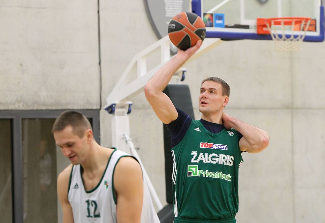 Žalgirio treniruotė 2014 01 23
