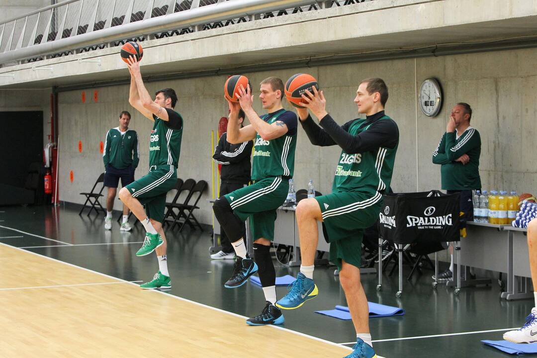 Žalgirio treniruotė 2014 01 23