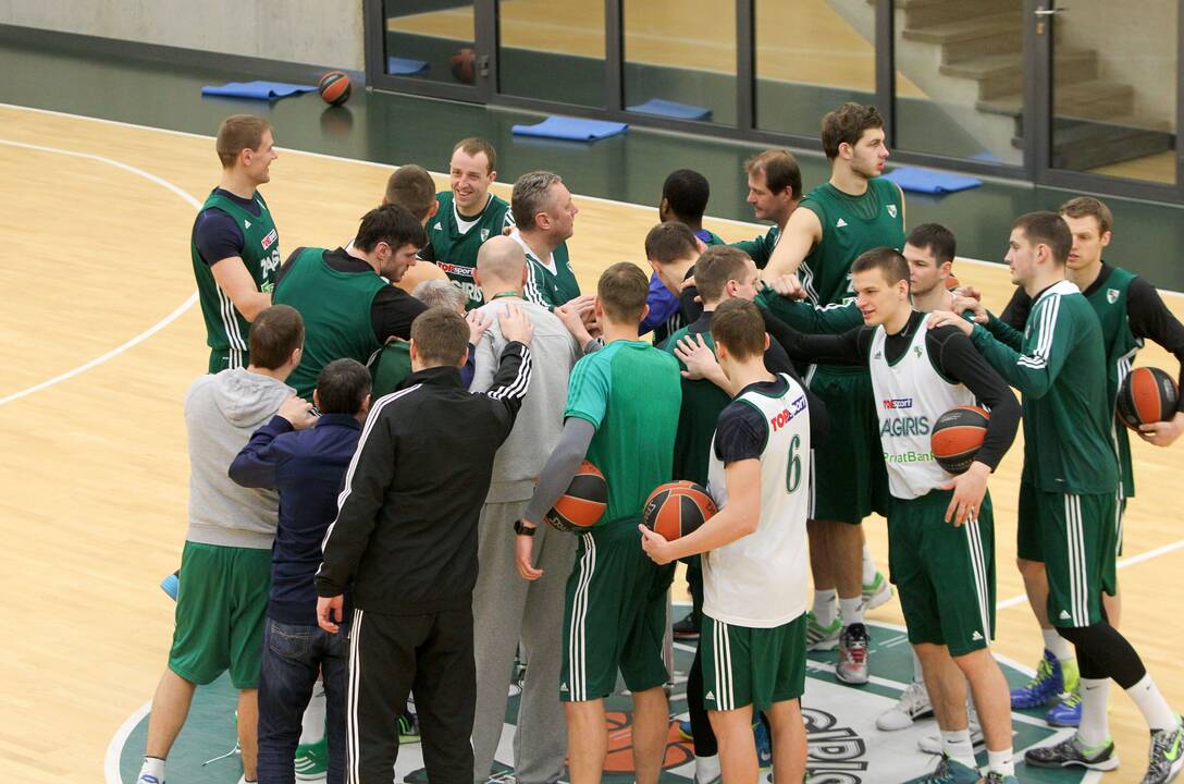 Žalgirio treniruotė 2014 01 23