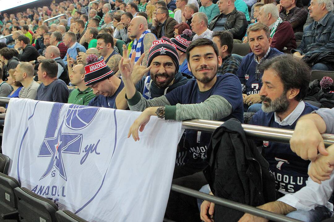Eurolyga: „Žalgiris“ – „Anadolu“ 68:76