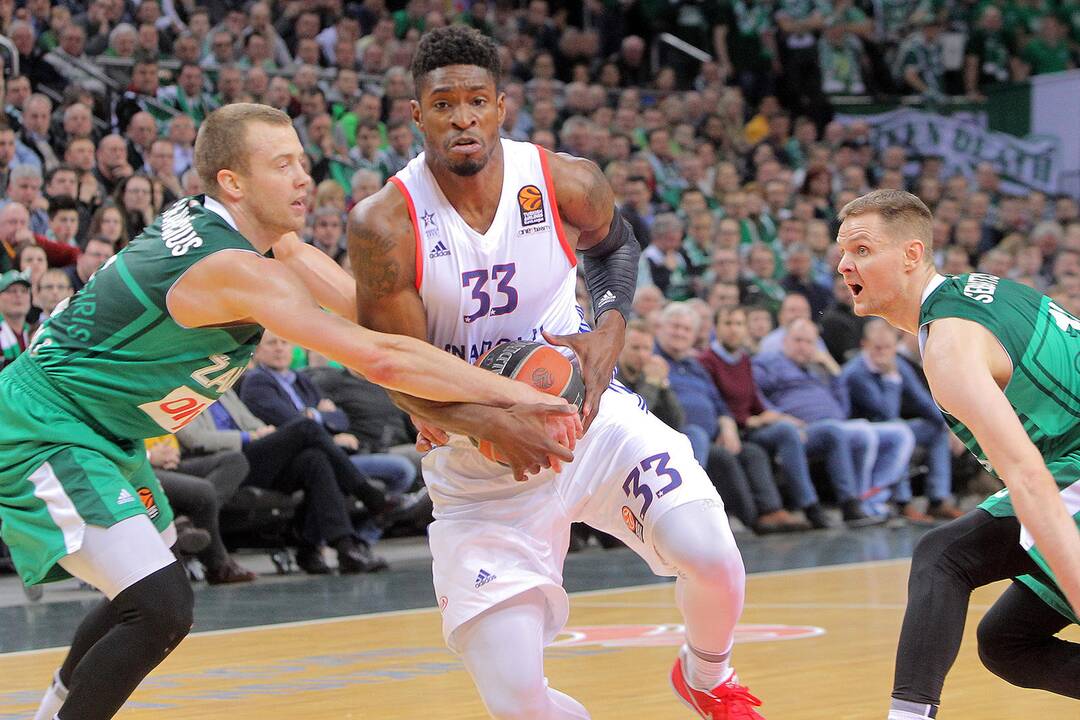 Eurolyga: „Žalgiris“ – „Anadolu“ 68:76