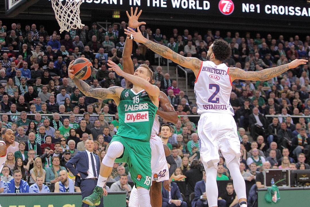 Eurolyga: „Žalgiris“ – „Anadolu“ 68:76