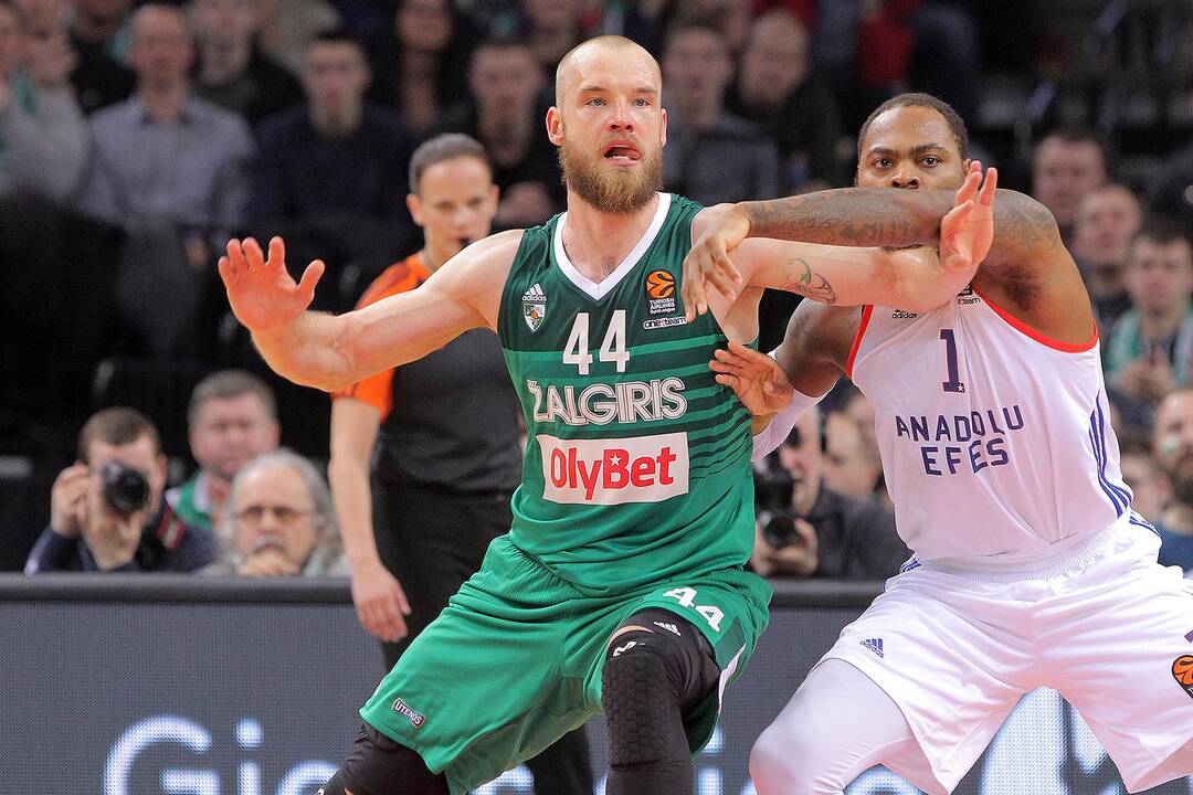 Eurolyga: „Žalgiris“ – „Anadolu“ 68:76